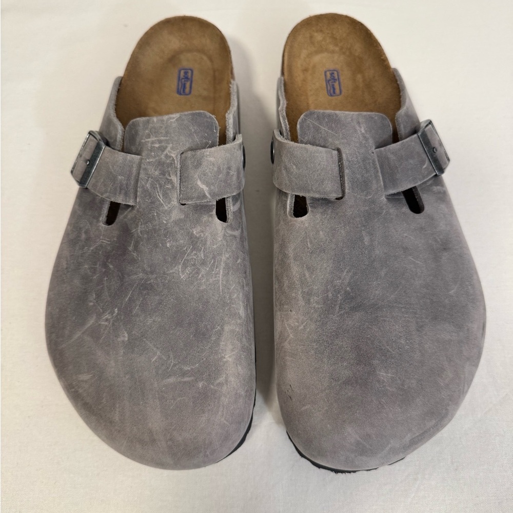 Birkenstock Boston Soft Footbed
Oiled Leather - Iron size 44